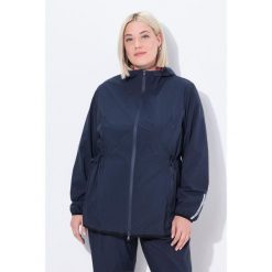 Damskie Kurtka przeciwdeszczowa woreczek podróżny wodoodporny. Niebieskie kurtki damskie Ulla Popken, plus size, bez wzorów, z materiału, bez kaptura. W wyprzedaży za 311.99 zł.