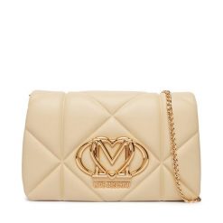 Torebka LOVE MOSCHINO. Brązowe torebki do ręki damskie Love Moschino, bez wzorów, wizytowe, bez dodatków. Za 789.99 zł.