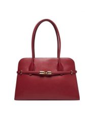Furla Torebka Goccia M WB01504 BX3104 CN CGQ00 Bordowy. Czerwone torebki do ręki damskie Furla, bez wzorów, ze skóry, bez dodatków. Za 1,599.00 zł.