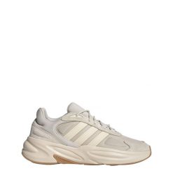 Ozelle Cloudfoam Shoes. Białe buty sportowe męskie Adidas, z materiału, bez zapięcia, do biegania. Za 327.65 zł.