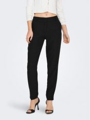 ONLY Chinosy Veronica 15291514 Czarny Slim Fit. Czarne spodnie materiałowe damskie Only, bez wzorów, z syntetyku. Za 189.99 zł.