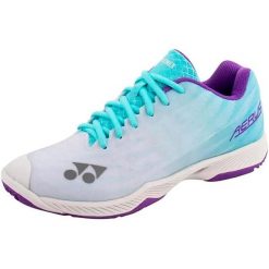 Damskie buty do badmintona Yonex PC Aerus Z. Fioletowe obuwie sportowe damskie YONEX, bez wzorów, z gumy. Za 561.50 zł.