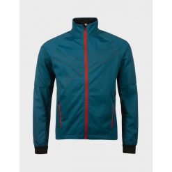 Kurtka do narciarstwa biegowego męska Halti Falun Softshell XCT. Niebieskie bluzy męskie Halti, na zimę, m, bez wzorów, z softshellu, bez kaptura. Za 844.99 zł.