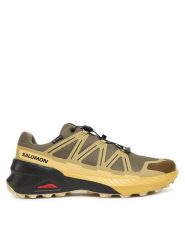 Salomon Buty do biegania Speedcross Peak Gore-Tex L47853100 Brązowy. Brązowe buty sportowe męskie Salomon, z gore-texu, bez zapięcia, do biegania, gore-tex. Za 449.99 zł.