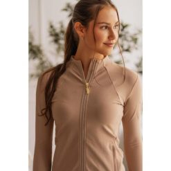 Bluza techniczna z zamkiem JD ATTACK Elite. Brązowe bluzy sportowe damskie JD ATTACK, bez wzorów, bez kaptura, do jazdy konnej. Za 269.00 zł.