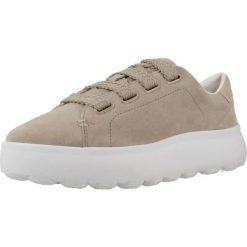 Buty GEOX D SPHERICA EC4.1 Beżowy. Brązowe obuwie sportowe damskie Geox, bez wzorów, z tkaniny, na fitness i siłownię. Za 330.99 zł.