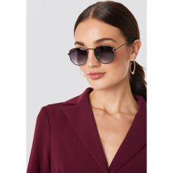 NA-KD Accessories Okulary przeciwsłoneczne Rounded Square - Black. Czarne okulary przeciwsłoneczne damskie NA-KD Accessories. Za 52.95 zł.