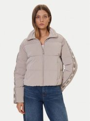 Guess Kurtka zimowa V5BL11 WGYC2 Beżowy Regular Fit. Brązowe kurtki damskie Guess, na zimę, xs, z aplikacjami, z syntetyku, bez kaptura. Za 489.99 zł.
