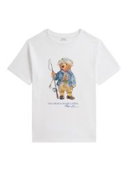 Polo Ralph Lauren T-Shirt 323B18890002 Biały Regular Fit. Białe t-shirty dla chłopców Polo Ralph Lauren, bez wzorów, z bawełny, bez ramiączek. Za 289.99 zł.