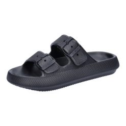 Klapki damskie CMP BELEM. Czarne klapki damskie CMP, bez wzorów, z materiału, sportowe, bez obcasa. Za 56.99 zł.