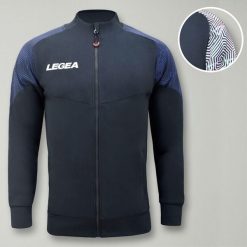 Kobieta Biegowa Kurtka Lekka Oddychająca Ciemnoszara-Turkusowa. Niebieskie kurtki sportowe damskie Legea, xs, bez wzorów, z materiału, bez kaptura, do biegania. Za 136.00 zł.