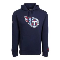 Bluza z kapturem Titans NFL. Białe bluzy męskie New Era, m, bez wzorów, z dresówki, z kapturem. Za 201.25 zł.