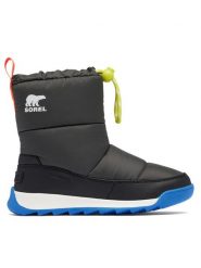 Sorel Śniegowce Youth Whitney™ II Plus Puffy Wp 2088571093 Szary. Szare buty zimowe chłopięce Sorel, bez wzorów, z materiału, bez zapięcia. Za 309.99 zł.