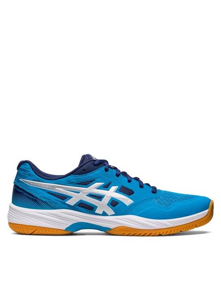 Asics Buty halowe Gel-Court Hunter 3 1071A088 Granatowy. Niebieskie buty sportowe męskie Asics, z materiału, bez zapięcia. Za 319.99 zł.