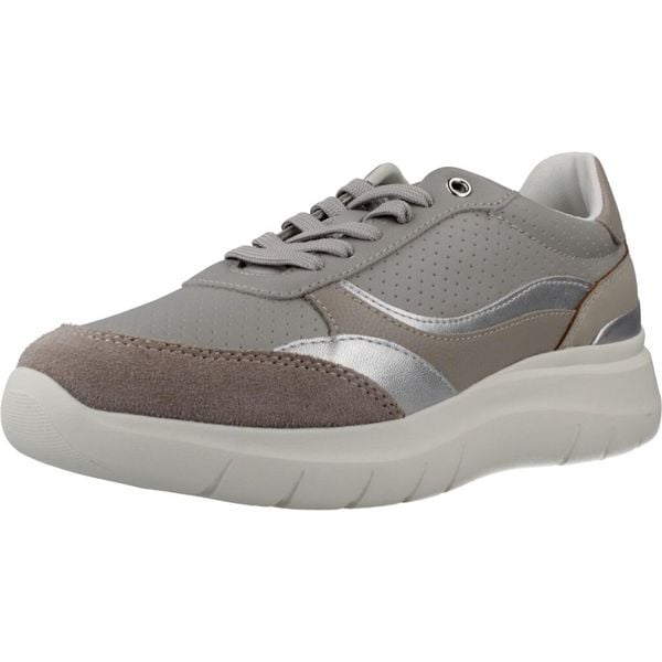 Buty GEOX PLUMMERY Beżowy. Brązowe obuwie sportowe damskie Geox, trekkingowe. Za 365.99 zł.