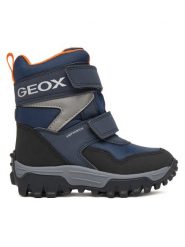 Geox Śniegowce J Himalaya B Abx J46FRE 0FU50 C0659 M Granatowy. Niebieskie buty zimowe chłopięce Geox, bez wzorów, z materiału, bez zapięcia. Za 249.99 zł.