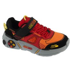 Buty sportowe Sneakersy chłopięce, Gametronix 2.0. Czarne buty sportowe chłopięce Skechers, bez wzorów, sportowe, bez zapięcia. Za 269.99 zł.
