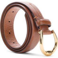 Pasek Damski LAUREN RALPH LAUREN - Bennington 412689807002 XS Cla/Tan. Brązowe paski damskie Lauren Ralph Lauren, w paski, ze skóry. Za 219.90 zł.