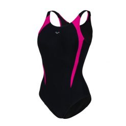 Strój kąpielowy damski Arena Bodylift Swimsuit Lola Panel. Czarne kostiumy jednoczęściowe damskie Arena, bez wzorów, z lycry, klasyczne, do pływania. Za 198.11 zł.