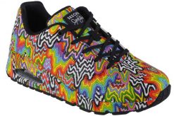 Buty sportowe Sneakersy damskie, Uno - Infinite Drip. Obuwie sportowe damskie Skechers, bez wzorów, z materiału, trekkingowe. Za 399.99 zł.