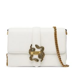 Torebka Just Cavalli. Białe torebki do ręki damskie Just Cavalli, bez wzorów, wizytowe, bez dodatków. Za 660.99 zł.