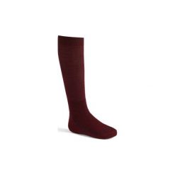 Ciepłe skarpety jeździeckie 500 Warm. Czerwone skarpety męskie FOUGANZA, z elastanu. Za 29.99 zł.
