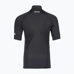 Koszulka do pływania męska Musto Championship Rash Guard. Czarne koszulki sportowe męskie Musto, m, bez wzorów, z elastanu, bez kołnierzyka, bez ramiączek, do pływania. Za 199.99 zł.