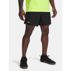 Spodenki krótkie męskie Under Armour Vanish Woven 6in Shorts. Czarne szorty męskie Under Armour, m, bez wzorów. W wyprzedaży za 109.00 zł.