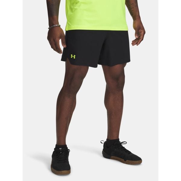Spodenki krótkie męskie Under Armour Vanish Woven 6in Shorts. Czarne szorty męskie Under Armour, m, bez wzorów. W wyprzedaży za 109.00 zł.