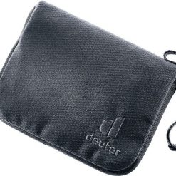 Portfel Deuter Zip Wallet - black/desert. Szare portfele damskie Deuter, bez wzorów, z poliamidu. Za 99.99 zł.