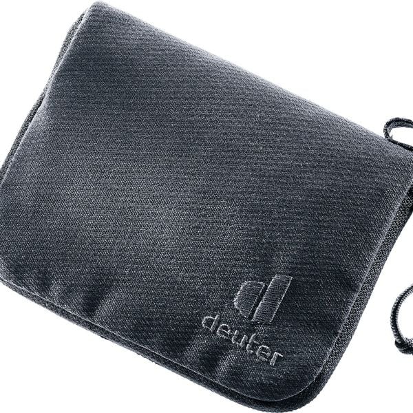 Portfel Deuter Zip Wallet - black/desert. Szare portfele damskie Deuter, bez wzorów, z poliamidu. Za 83.99 zł.
