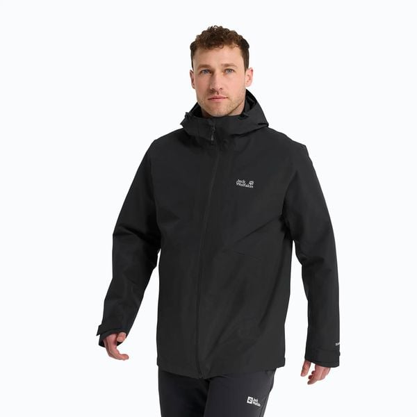 Kurtka 3w1 męska Jack Wolfskin Stonetrail 3In1. Czarne kurtki męskie Jack Wolfskin, m, bez wzorów, z materiału, bez kaptura. Za 1,059.00 zł.