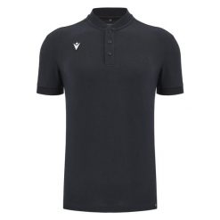 Polo Macron Athleisure Icon Nisiros. Czarne koszulki polo męskie Macron, m, bez wzorów, bez kołnierzyka, bez ramiączek. Za 287.00 zł.