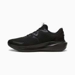 Buty sportowe męskie Puma Skyrocket Lite Alt Black czarne (380067-01). Czarne buty sportowe męskie Puma, z materiału, bez zapięcia, do biegania. Za 259.00 zł.