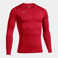 Longsleeve termoaktywny męski Joma Classic. Czerwone koszulki sportowe męskie Joma, m, bez wzorów, bez kołnierzyka, bez ramiączek, do piłki nożnej. Za 129.99 zł.