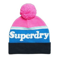 Czapka z logo dla kobiet Superdry Essential. Białe czapki i kapelusze damskie Superdry., bez wzorów, eleganckie. W wyprzedaży za 98.20 zł.