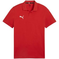 Koszulka męska Puma Team Goal Casuals Polo. Czerwone koszulki polo męskie Puma, m, bez wzorów, sportowe, bez ramiączek. Za 99.00 zł.