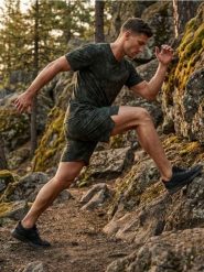 Szorty sportowe SNSY PERFORMANCE - wielobarwny. Krótkie spodenki sportowe męskie Sinsay, l, bez wzorów, z materiału. Za 39.99 zł.