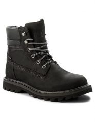 CAT Footwear Trapery Deplete Wp P721724 Czarny. Czarne śniegowce i trapery męskie CAT Footwear, z nubiku, bez zapięcia. Za 669.99 zł.