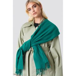 Samsoe & Samsoe Szalik maxi Accola - Green. Zielone szaliki i chusty damskie Samsøe & Samsøe, z kaszmiru. Za 323.95 zł.