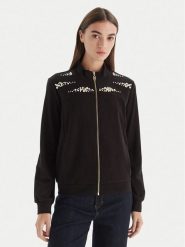 Liu Jo Sport Bluza TF5152 FS576 Czarny Regular Fit. Czarne bluzy sportowe damskie Liu Jo Sport, xxl, bez wzorów, z wiskozy, bez kaptura. Za 719.99 zł.