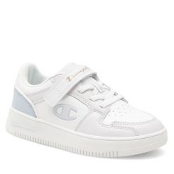 Sneakersy Champion. Białe półbuty dziewczęce Champion, bez wzorów, bez zapięcia. Za 139.99 zł.