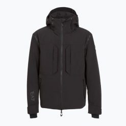 Kurtka narciarska męska EA7 Emporio Armani Ski Cortina Fashion Toray. Czarne kurtki snowboardowe męskie EA7 Emporio Armani, na zimę, m, bez wzorów, z materiału, narciarskie, Dermizax. Za 2,249.00 zł.