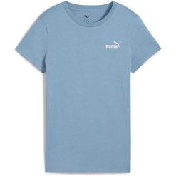 Koszulka damska Puma Small No. 1. Niebieskie koszulki sportowe damskie Puma, l, bez wzorów, z bawełny, bez kołnierzyka, bez ramiączek, na fitness i siłownię. Za 72.99 zł.
