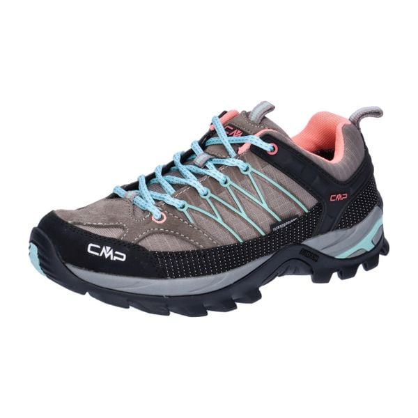 Buty damskie trekkingowe CMP Rigel wodoodporne. Brązowe obuwie sportowe damskie CMP, bez wzorów, z meshu, trekkingowe. Za 429.99 zł.