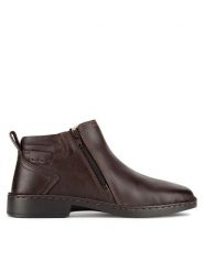 Go Soft Botki GARY-41 MI18 Brązowy. Brązowe botki męskie GO SOFT, bez wzorów, ze skóry, bez zapięcia. Za 249.99 zł.