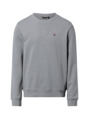Napapijri Bluza - Balis Mężczyźni Bawełna szary, S. Szare bluzy męskie Napapijri, m, bez wzorów, z bawełny, bez kaptura. Za 229.95 zł.