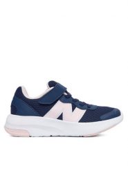 New Balance Sneakersy P57837M Granatowy. Niebieskie buty sportowe dziewczęce New Balance, bez wzorów, z materiału, bez zapięcia. Za 179.99 zł.