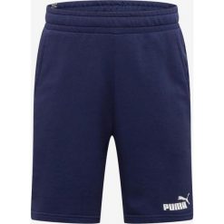 Szorty Puma ESS 10". Niebieskie krótkie spodenki sportowe męskie Puma, bez wzorów, do biegania. Za 142.50 zł.