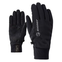 Rękawiczki zimowe Ziener Irios GTX INF Touch. Czarne rękawiczki męskie Ziener, na zimę, bez wzorów, sportowe. Za 141.79 zł.